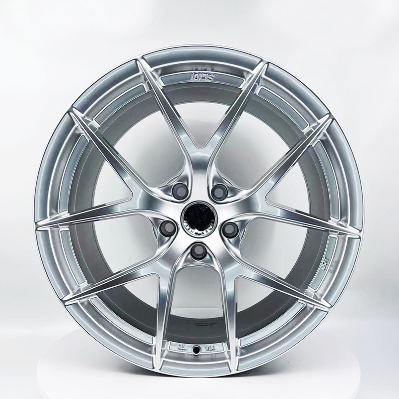 High quality aluminum super deep concave 3 piece forged split 5 spoke carbon fiber wheels 19 inch 5*112