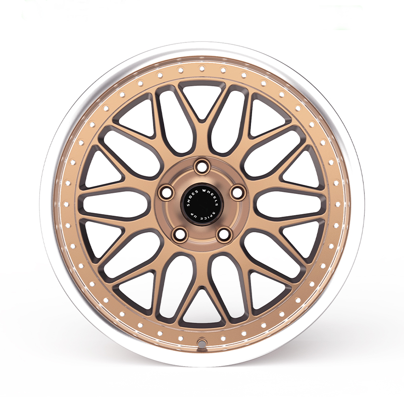 pontiac 2 piece g8 gt forged alloy deep dish wheels gtr 28*16 5 * 114.3 24*14 5rs 6061-t6 bronze 18 inch