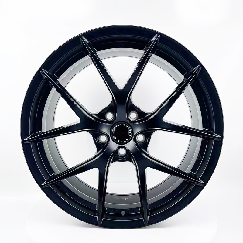 Cadillac 2 piece concave forged motorcycle polished alloy wheels black work vs kf 12 inch 17 inch 21 inch