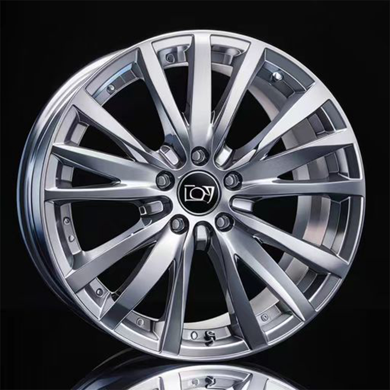 Alloy forged wheel model 17" motorcycle aluminium car vented 2 piece 22 x 12 inch 5 x 127 customized rims polished brushed