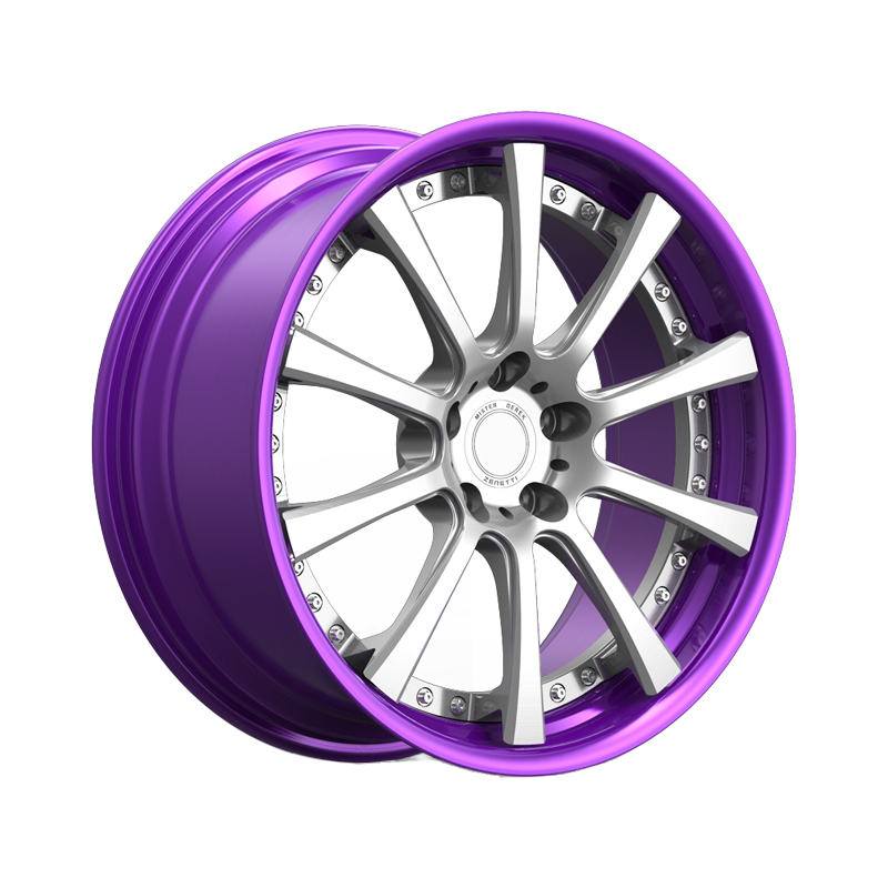 2-piece car wheel custom factory high quality aluminum alloy wheels wheels